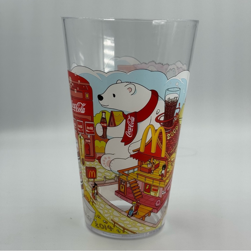 McDonald’s Coca Cola Themed Plastic Collectors Cup 2024 New Opened
